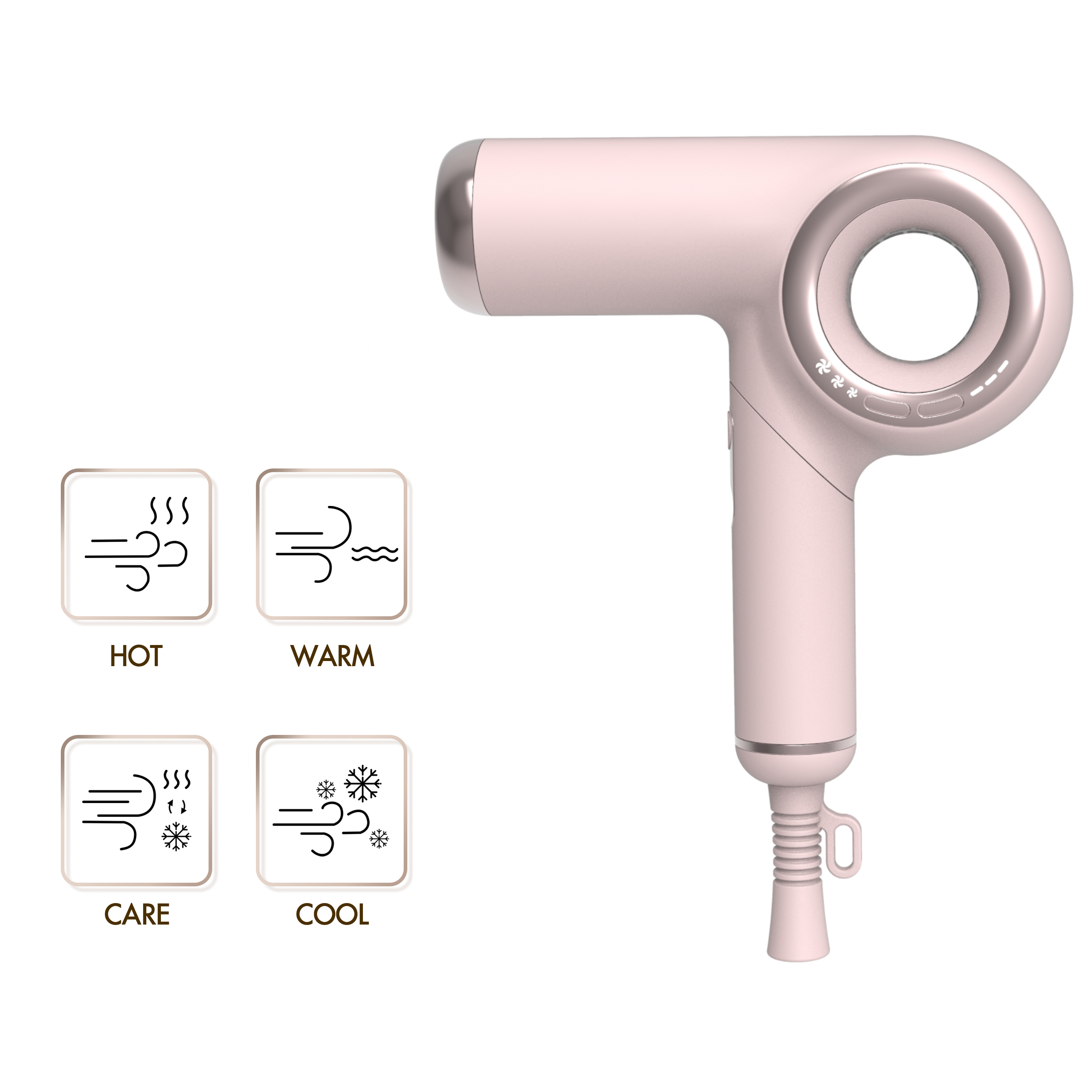 Professional BLDC Hair salon equipment leadless hair dryer foldable simple and lovely hair dryer