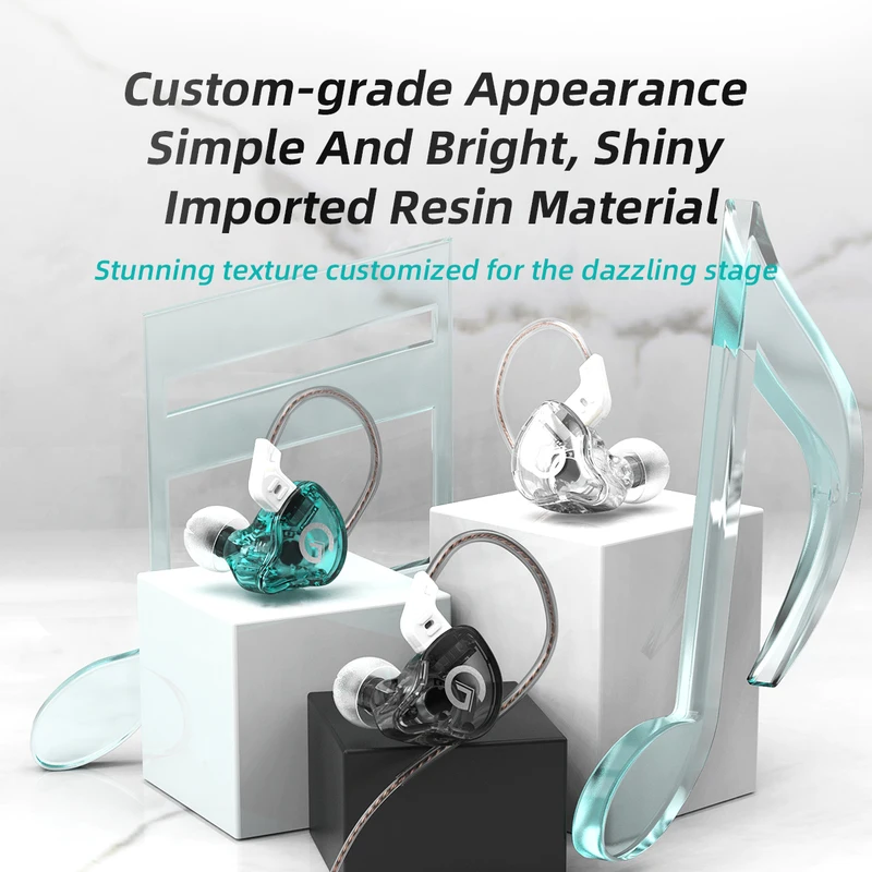 ZENX G1 wired headset in ear monitor music DJ Bass cellphones game earbuds earphone with microphone HiFi sound system headphone